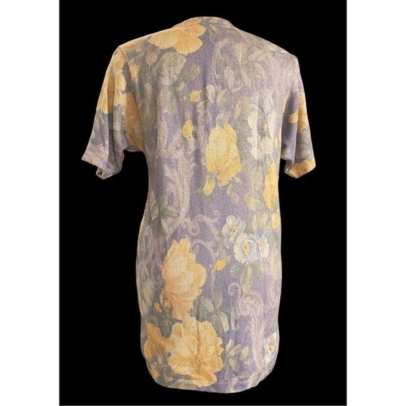 Gabriella T Linen Blend Full Zip Maximalist Cardigan Sz. S.  Made in Italy. - Picture 9 of 12